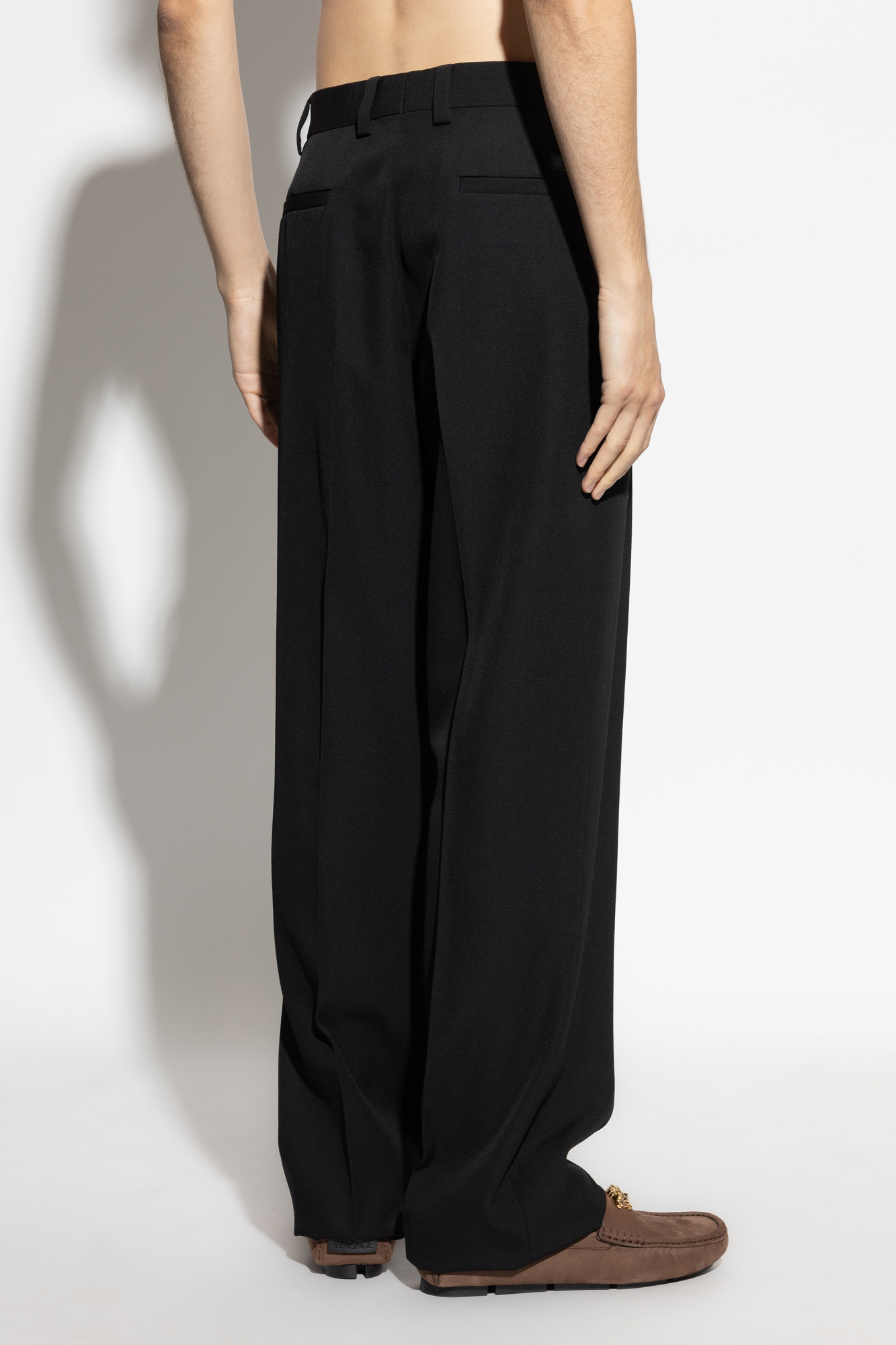 Versace Wool pleated trousers | Men's | Vitkac